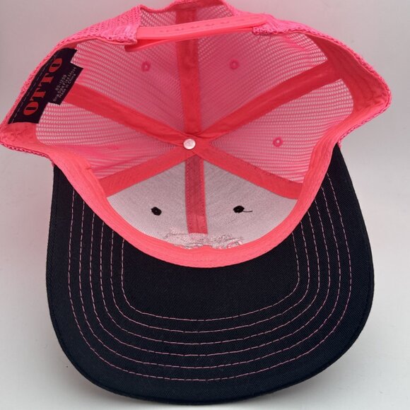 Dixie Fish Company Trucker Hat Cap Mesh SnapBack Adjustable Pink Fishing - Picture 4 of 5